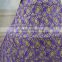 Latest cord lace popular african lady suit fabric beaded lace for evening dress