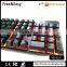 Factory wholesale price led backlight RGB USB wired gamer keyboard