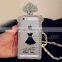 black dress For iphone 5 casing perfume bottle transparent phone case, bling diy phone case for iphone 5s