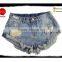 Fashion Clothing Female hot pants Jeans Women Short Casual Buttom Ripped Fringed Denim jeans min shorts