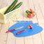 Anti-slip fruit round shape plastic chopping board