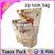 YASON Newest hign quality pe zipper food beautiful design logo bag pe zipper