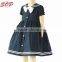 Girls ruffled dress beautiful school uniforms for kindergarten