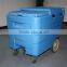 Roto molded ice cooling caddy use in bar for moving dry ice cooler