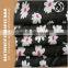100% Polyester Flower Pattern Poly Spun Knitted Jersey Fabric