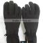 Adults Fleece lining silicone print five finger warm gloves