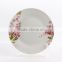 Super white porcelain plate ,new bone china ceramic plates bulk wholesale