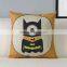 Decorative Amusing Cartoon Characters Linen Seat Cushion Cover