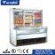 CE Approval Stainless Steel Refrigeration Commercial Freezer Showcase