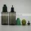 square PET e cigarette dropper bottle with childproof cap for e-liquid