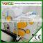 Compact design wood pellet press line