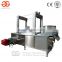 Continuous Belt Deep Fish Fryer for Snacks|Continuous Belt Chicken Meat Frying Machine Sale
