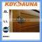 Canadian red cedar one man dry sauna room