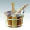 2014 HOT SALES Wooden sauna bucket cedar barrel sauna