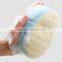 Oval loofah sponge scrubber