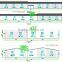 High quality steel structure warehouse drawings