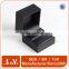 personalized black luxury leather cufflink box