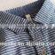 Lapel collar slim fit fashionable stripe label shirt for boys