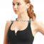 OEM Custom Women's Seamless Racerback Sports Bras with Removable Cups High Impact Yoga Bra