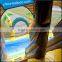 Customized amusement park equipment inflatable water slide with swimming pool hot sale