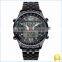 SKMEI Brand Metal case Multifuctiin Waterproof Analog Digital LED Quartz Wristwatch