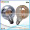brown color filament bulbs g125 globe bulb b22 e27 e26 led filament dimmable 8w