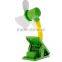 Clearance sale multicolorful windmill plastic clip mini baby stroll portable fan