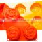 A02-17 Rose Shaped Cake Mould Silicone Mould/cupcake mold