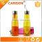 Travel 650ml plastic lemon juicer water bottle