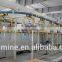 Automobile seat headrest foaming line