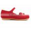 Guangzhou Sweet Red Round Toe Princess Shoes for Children