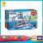 Blocks building toy water police 646pcs funny blocks play set