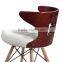 Elegant Plywood Dining Chairs With PU Cushion
