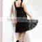 Formal Ruffle Spaghetti Strap Dress Evening Wear Boob Tube Lace Dress for Senior