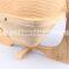 Spiral-cut Hanging Wave Handle Shaped Bamboo Wood Foldable Carve Fruit Serving Picking Basket