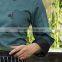 customized with good quality double breasted cotton/polyester chef coat uniform
