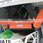 Self-cleaning permanent magnetic separator for conveyor belts
