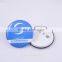 Custom tinplate button badge with safety pin