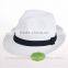 assorted color paper braid straw hats, unisex fedora caps