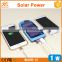 Factory private model waterproof solar power bank 8000Mah smart phone charger battery solar power bank