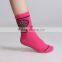 factory wholesale chirldren red/grey colorful tight socks cotton, machine cat cartoon