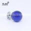 cheap blue color high quality round shape crystal handle