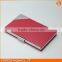 2015 new product leather magnetic metro card case for business