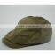 Metal buckle adjusted Corduroy Newsboy Beret Hat