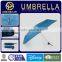 manual open super mini LOGO 3 folding umbrella