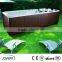 JOYSPA JY8601 Model Outdoor Whirlpool Spa Pool Hot Tub Combo Fiberglass Swimming Pool with Massage