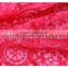 High Quality Spandex hot red french lace fabric for underwear