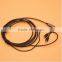 Black Earphone Cable Single Crystal Copper Cable Wire Detach For Shure SE215/315/535 SENFER 4in1 DT2 UE