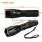 Wholesale electric torch waterproof AAA /18650 battery XML T6 1000lumen tactical zoomable led flashlight