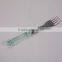 Green Crystal Handle 9Pcs Stainless Steel Flatware Set